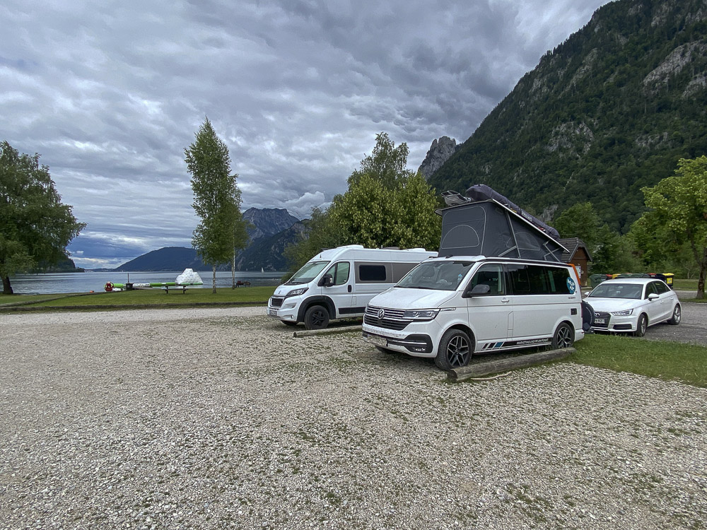 Wohnmobil Stellplatz Rindbach am Traunsee