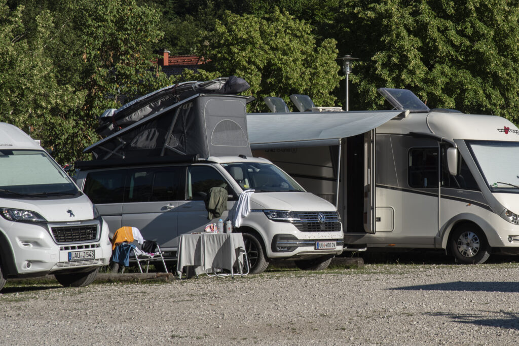 Wohnmobil Stellplatz Rindbach am Traunsee