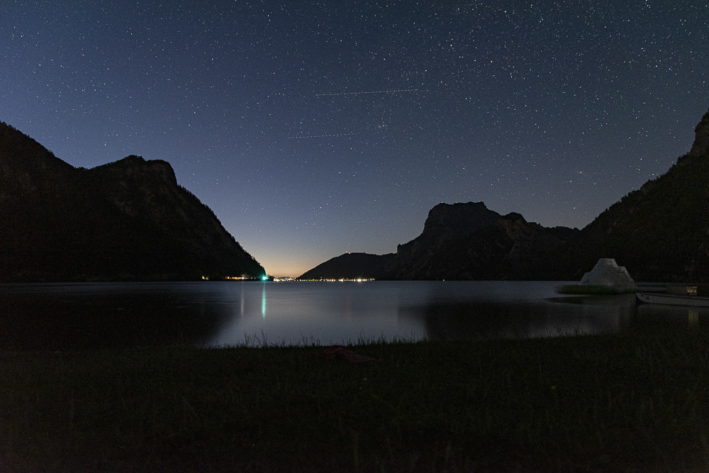 Traunsee by night