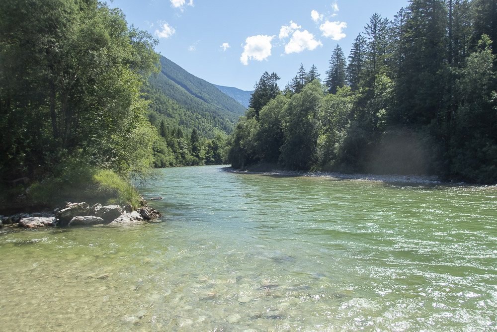 Kajaktour Traun Kehrwasserstelle